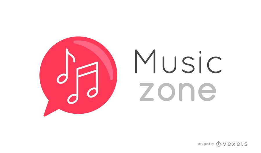 Music notes logo Music notes logo