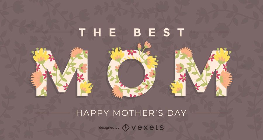 The best mom greeting card The best mom greeting card