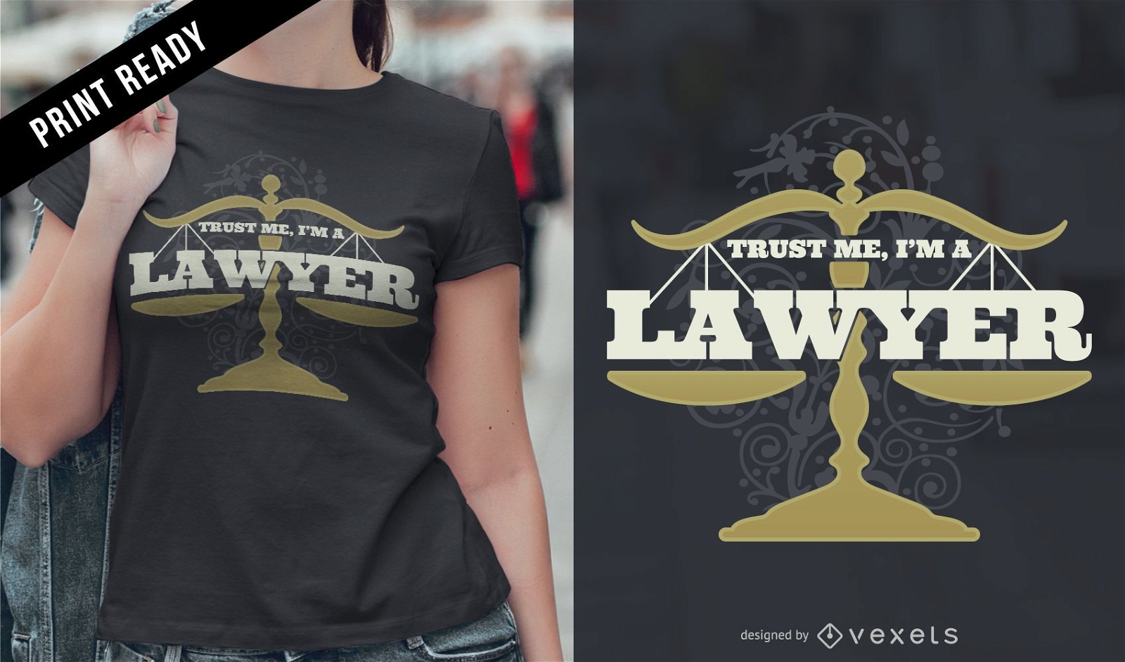 Lawyer t-shirt design