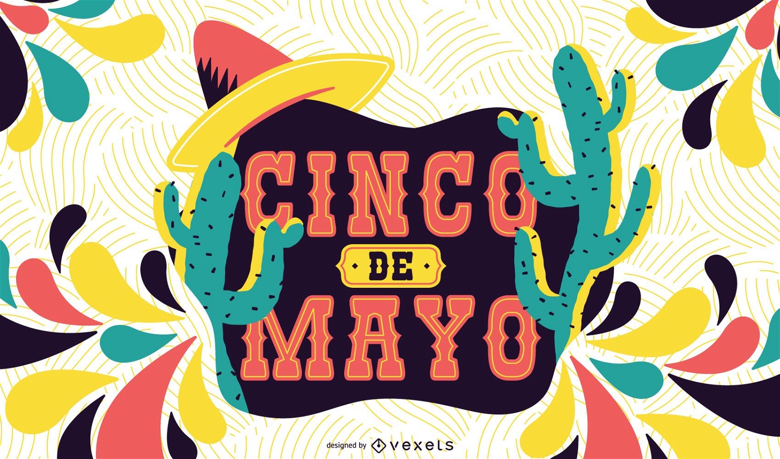 Colorful Cinco de Mayo illustration