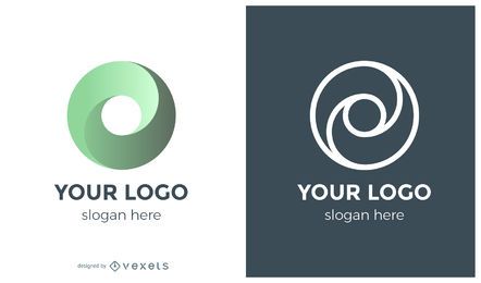 Circle swirl logo concept Circle swirl logo concept