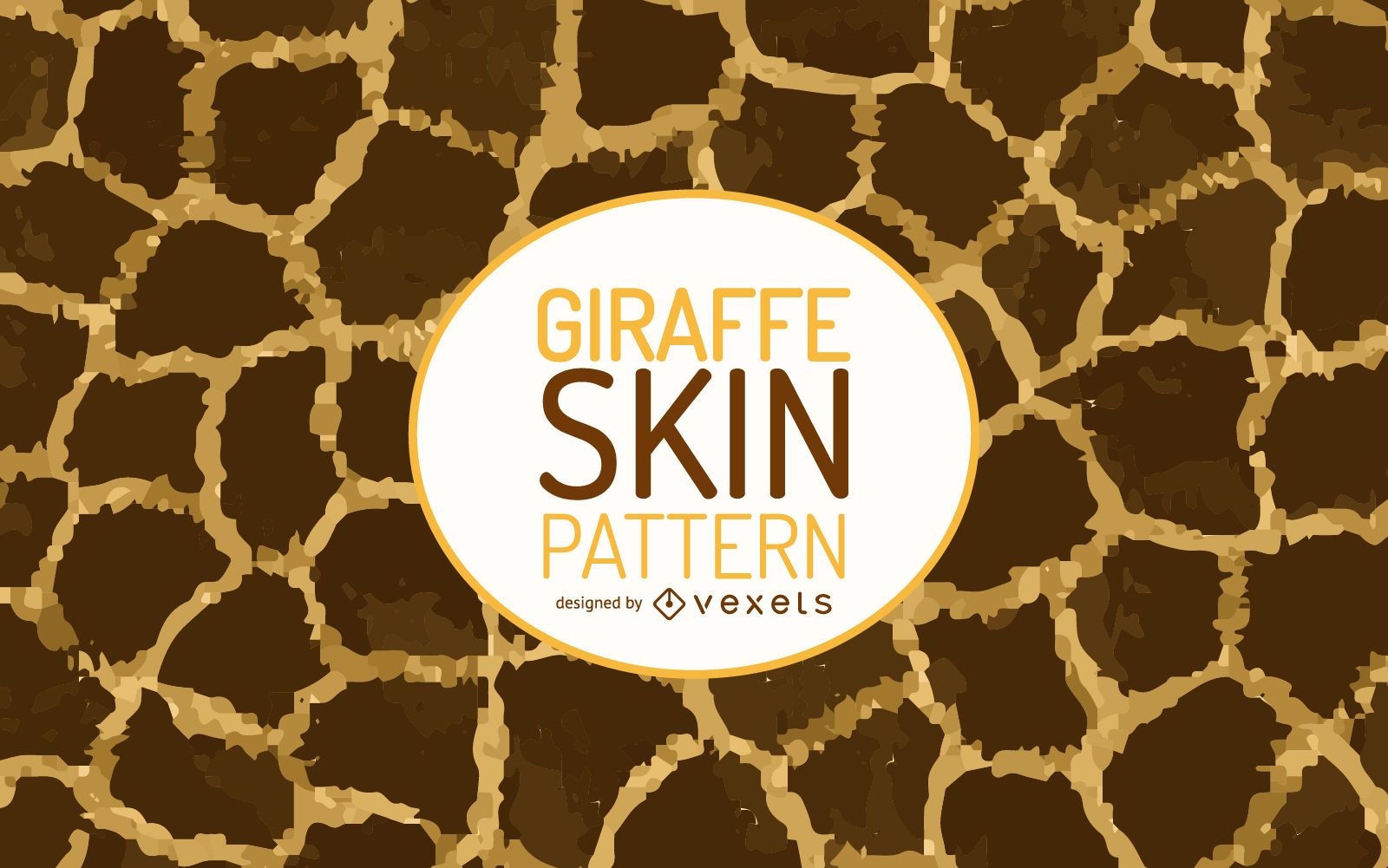 Nahtloses Muster der Giraffenhaut