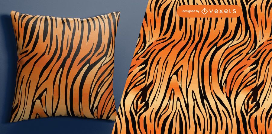 Tiger skin seamless pattern Tiger skin seamless pattern
