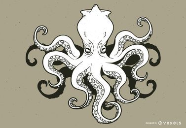 Kraken monster cartoon Kraken monster cartoon