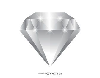 Diamond gem illustration Diamond gem illustration