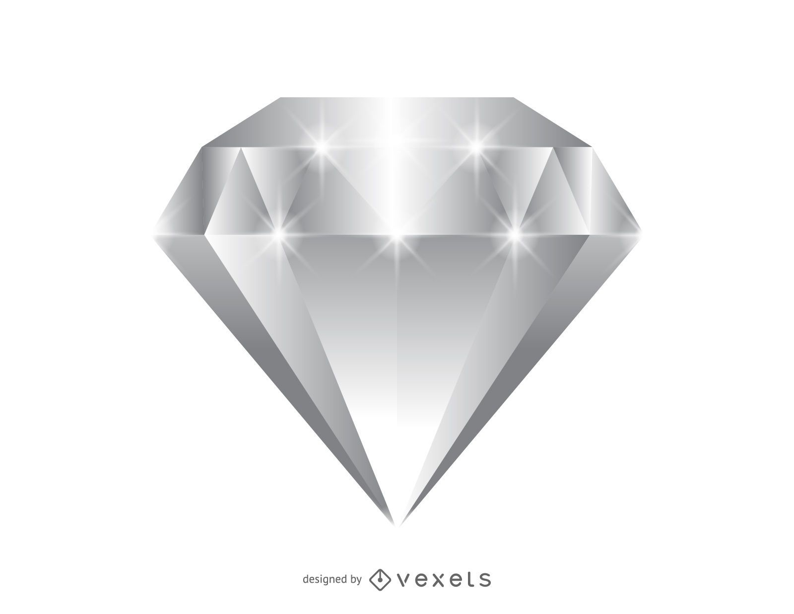 Ilustración de gema de diamante