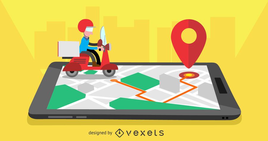 Diseño de aplicación móvil de entrega Diseño de aplicación móvil de entrega
