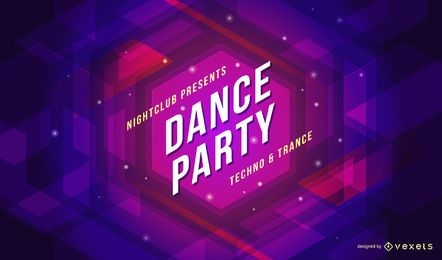 Dance party poster