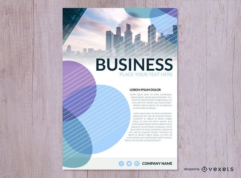 Business flyer template Business flyer template