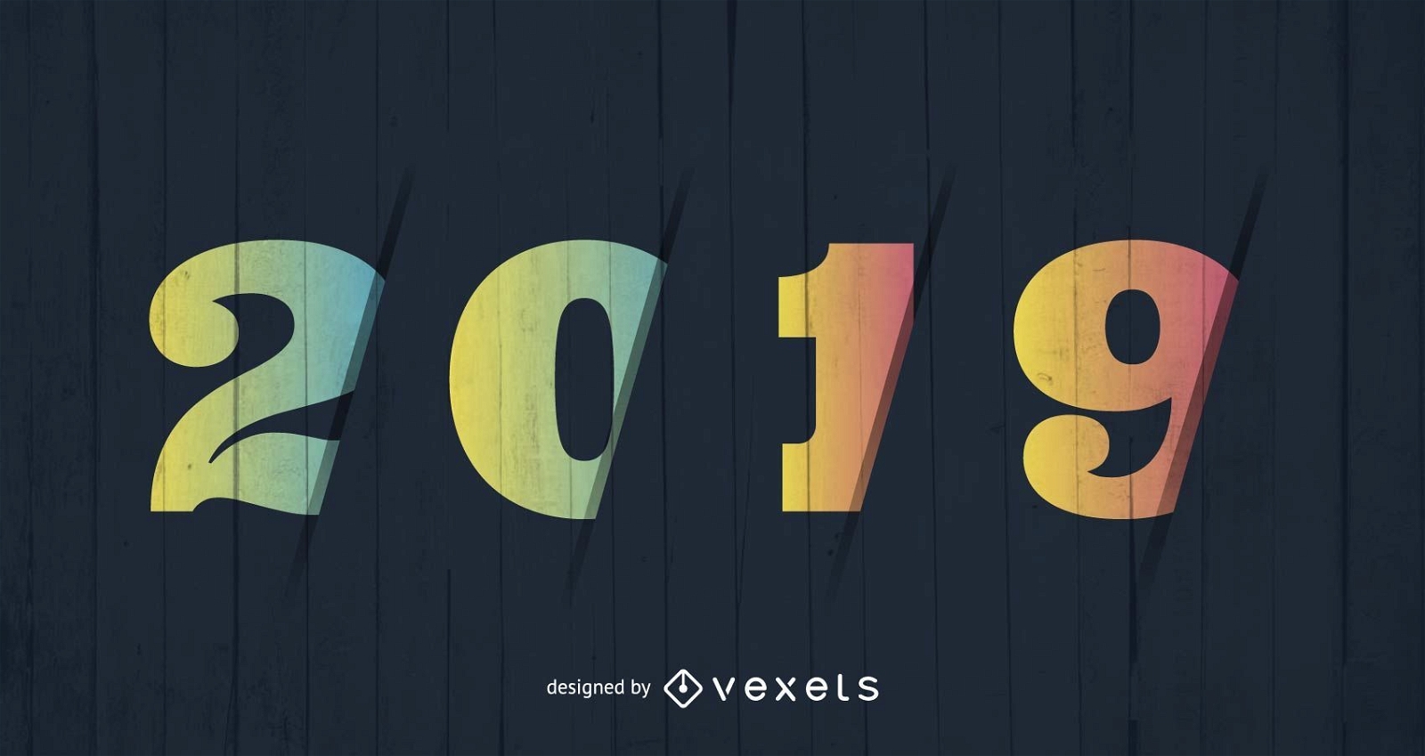 New year 2019 design