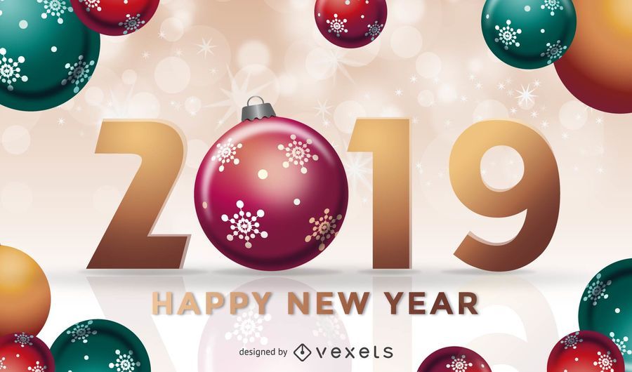 Bolas de Natal 2019 design Bolas de Natal 2019 design