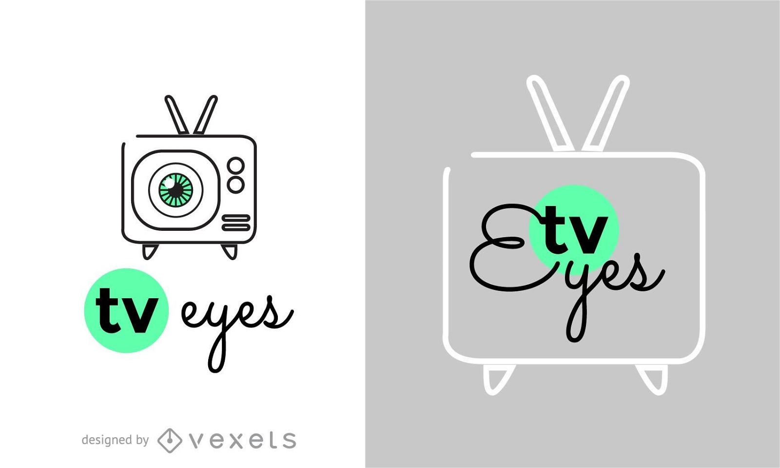 Television eyes logo