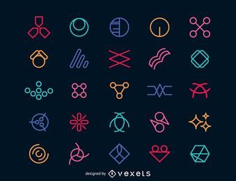 Logo elements template