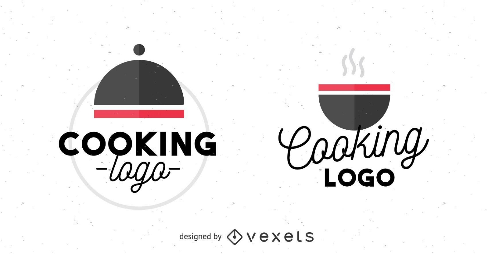 Cooking logo set