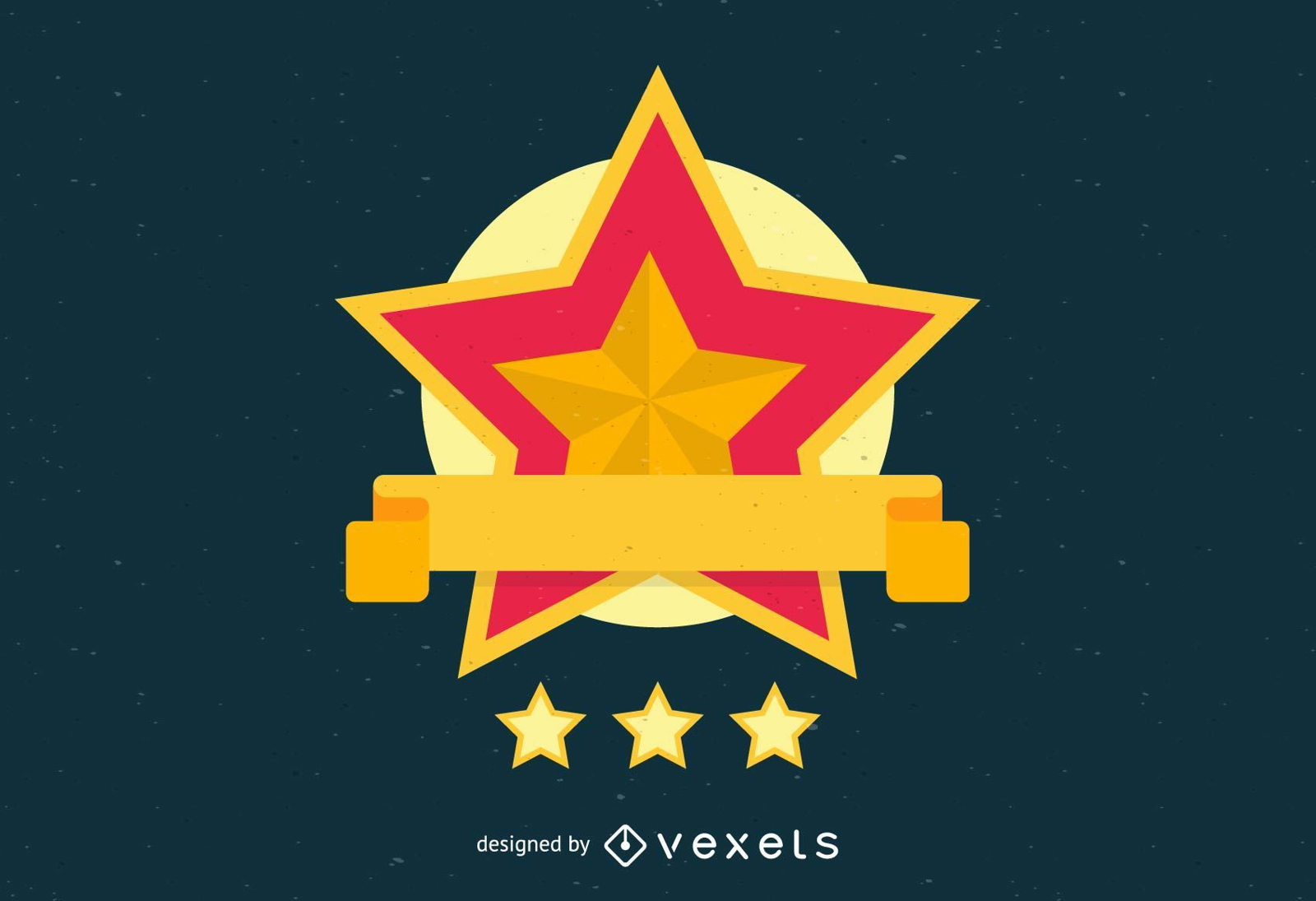 Plantilla de logotipo de estrella dorada