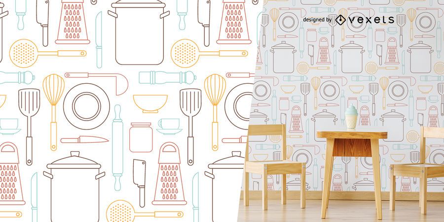 Kitchen Utensils Pattern Kitchen Utensils Pattern
