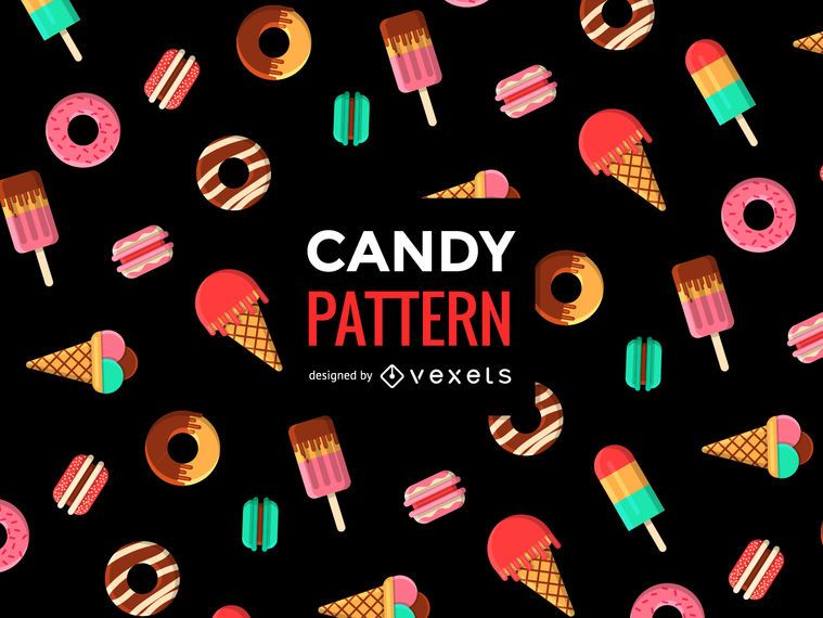 Candy sweet seamless pattern Candy sweet seamless pattern