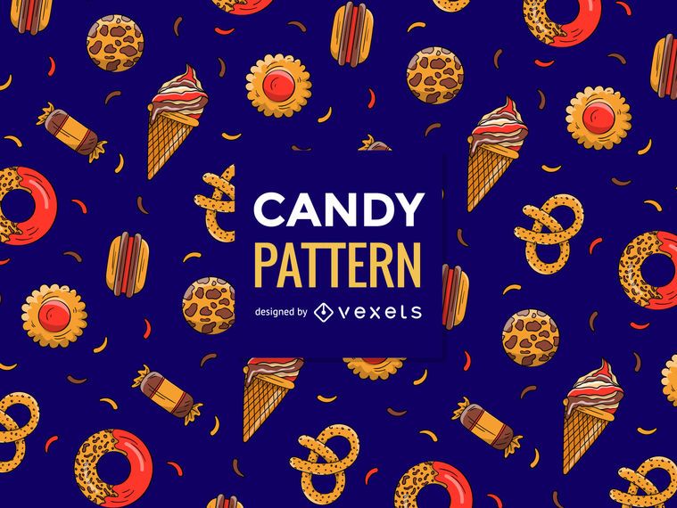 Chocolate candies pattern Chocolate candies pattern