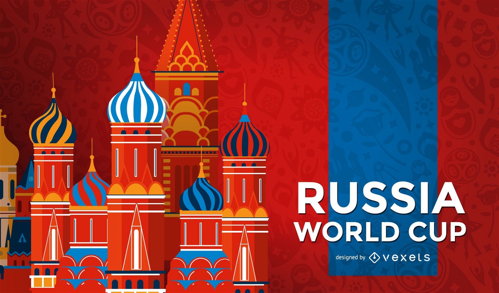 Russland Weltcup Wahrzeichen Hintergrund