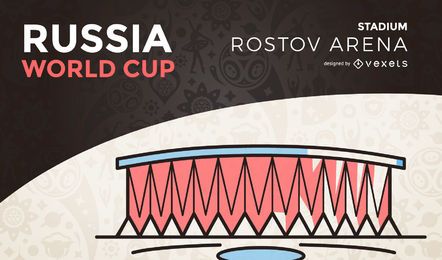 Estádio da copa do mundo rostov