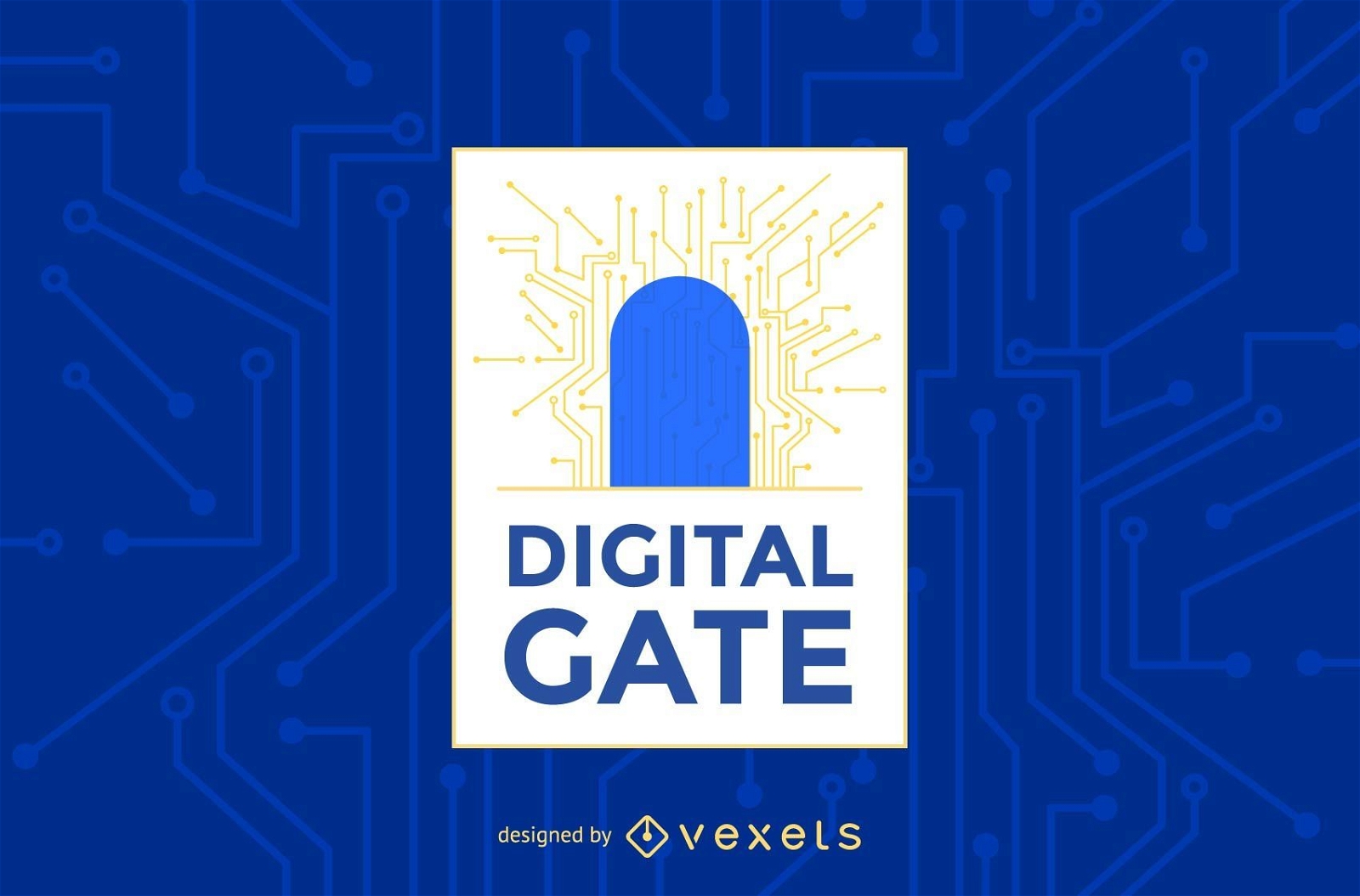 Digital Gate Logo Vorlage