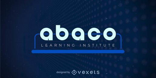 Modelo de logotipo do ábaco Modelo de logotipo do ábaco