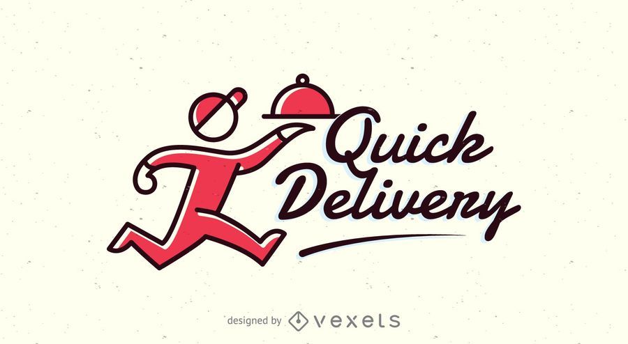 Quick delivery logo template Quick delivery logo template