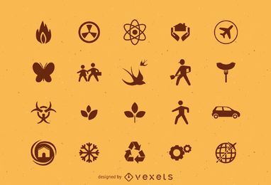 Various icons set Various icons set
