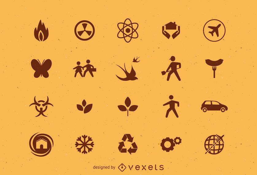 Various icons set Various icons set