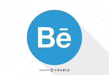 Plantilla de logotipo de Behance