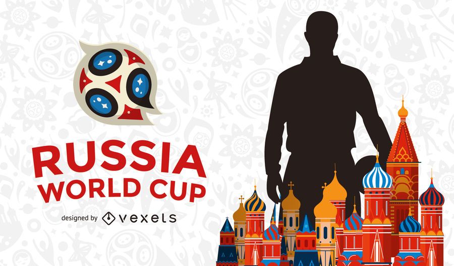 Russia 2018 soccer background Russia 2018 soccer background
