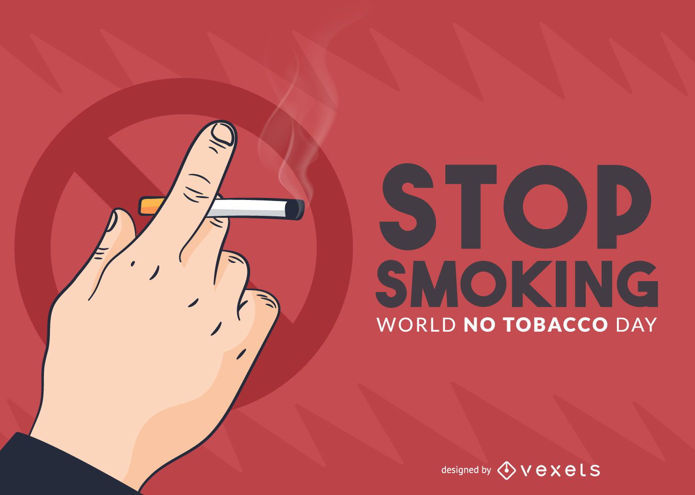 Stop smoking illustration