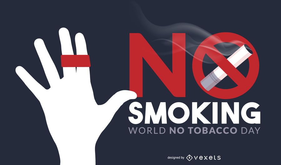 No smoking Day illustration No smoking Day illustration