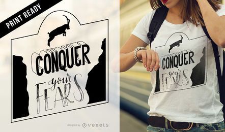 Mountain Goat Inspirational T-shirt Mountain Goat Inspirational T-shirt