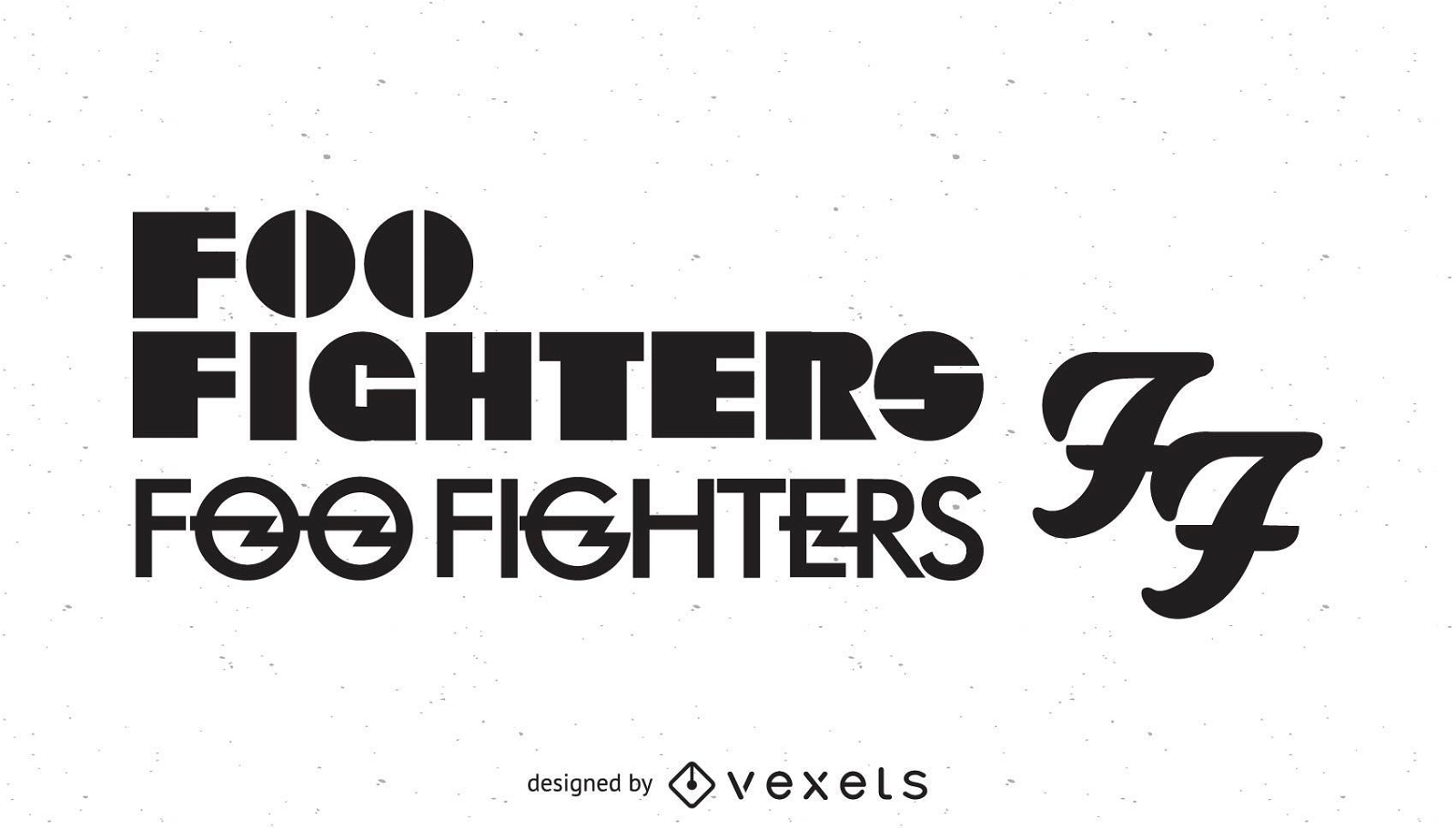 Logotipo de foo fighters