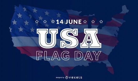 USA flag day background