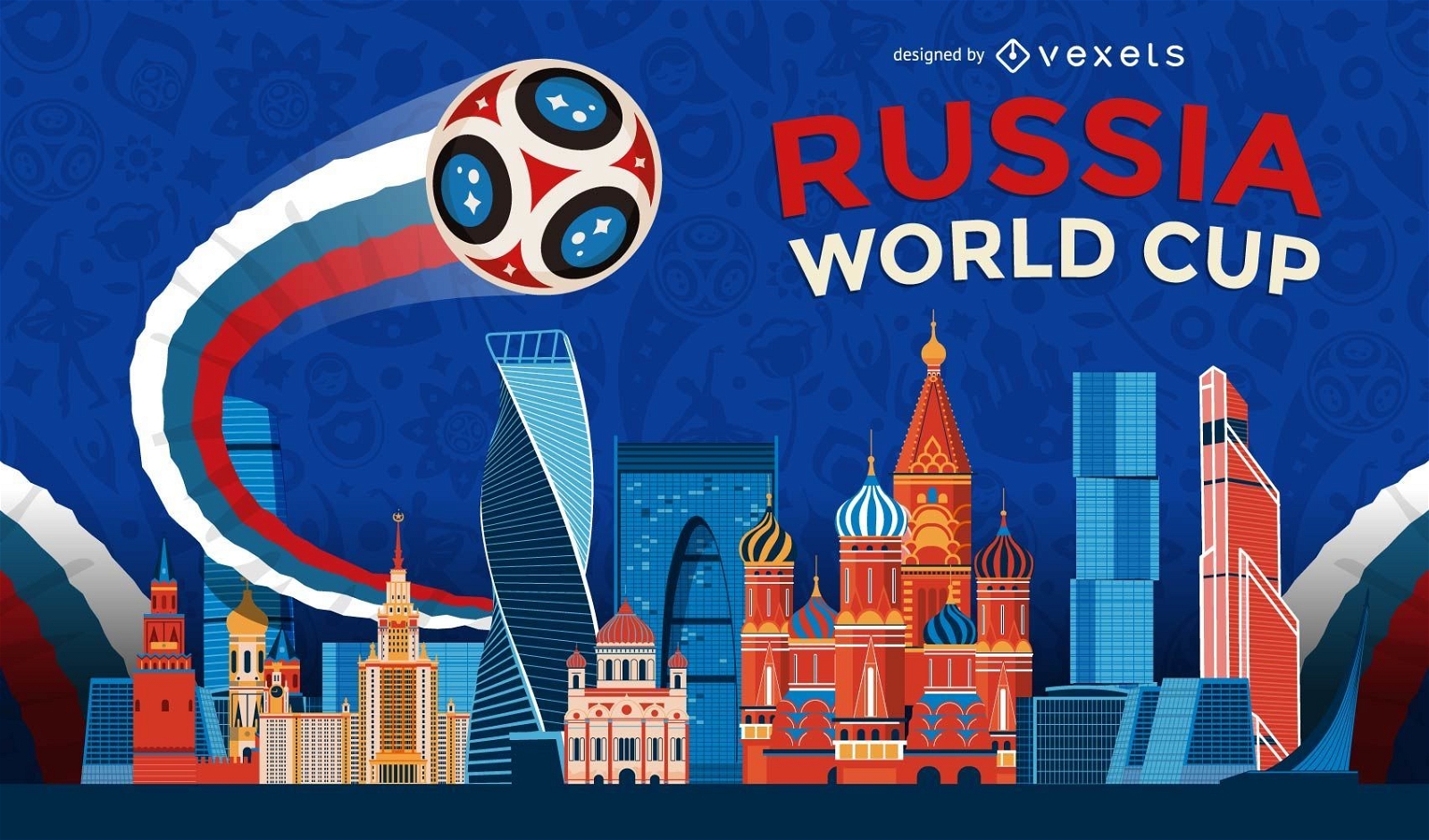 Fondo de la Copa del Mundo Rusia 2018