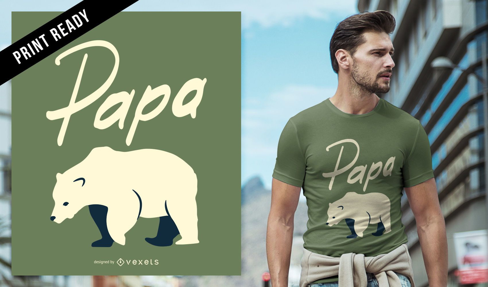 Design de t-shirt papai
