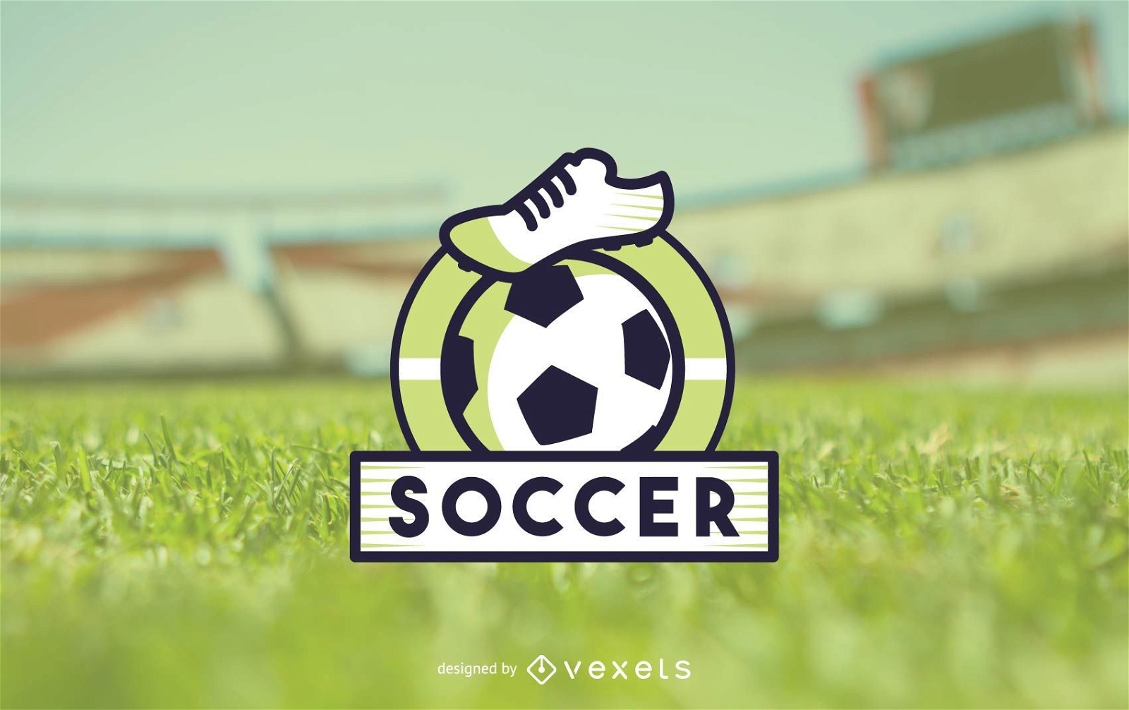 Plantilla de logotipo de fútbol