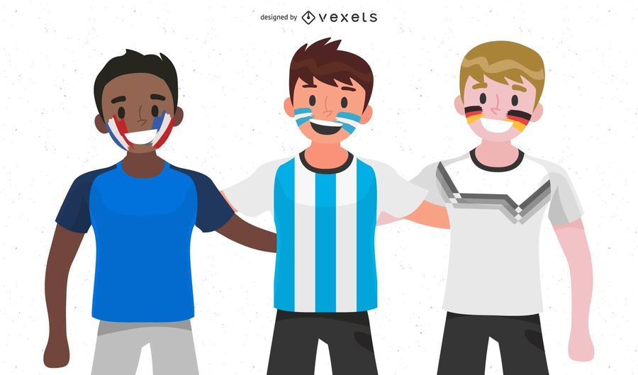 World cup fans World cup fans