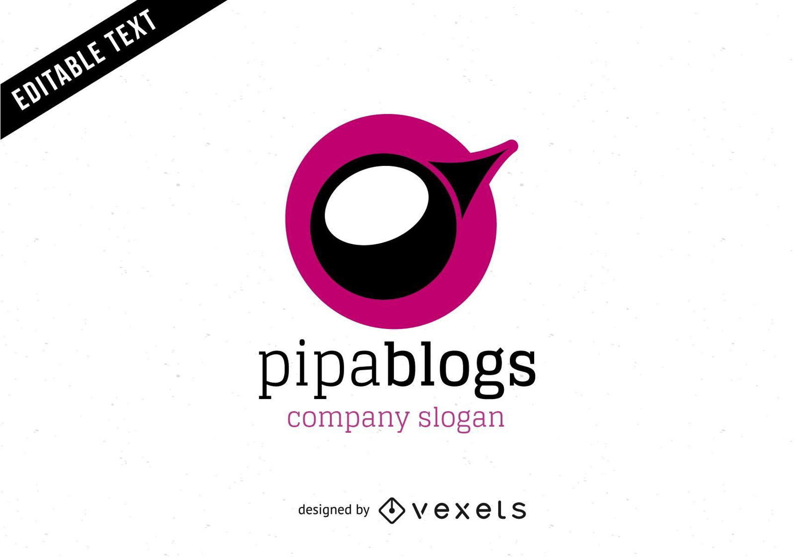 Logotipo de blogs de pipa