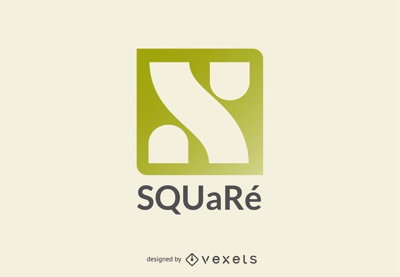 Quadratische Logo-Vorlage Quadratische Logo-Vorlage