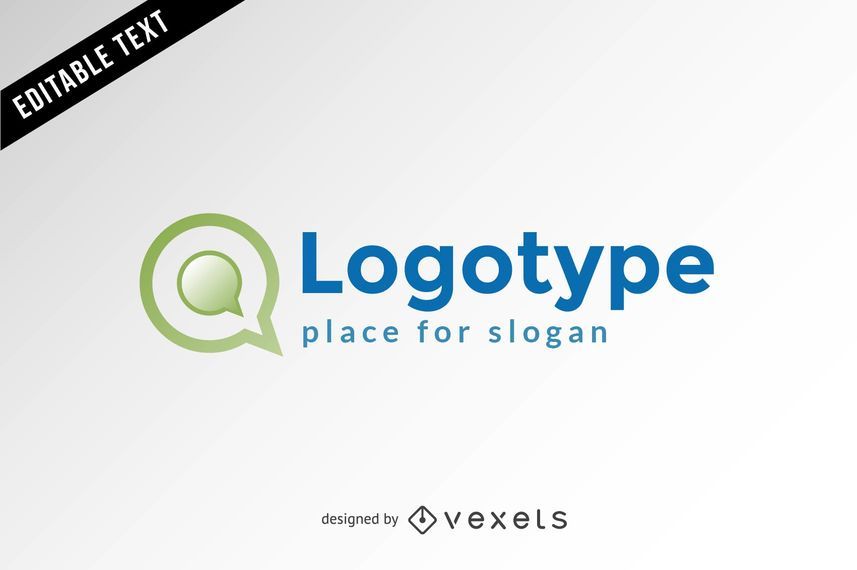 Communication logo template Communication logo template