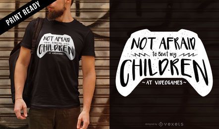 Diseño de camiseta de papá gamer Diseño de camiseta de papá gamer