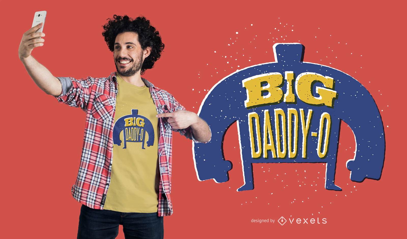 Big daddy t-shirt design