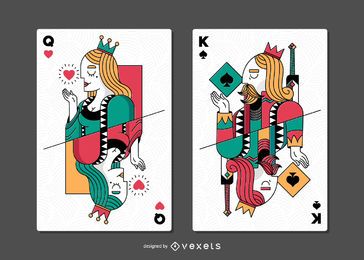 Playing cards set Playing cards set
