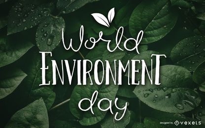 World environment day wallpaper design