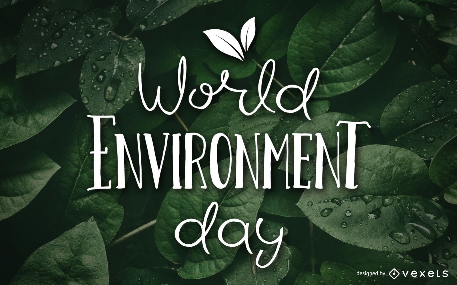 Design de papel de parede do Dia Mundial do Meio Ambiente
