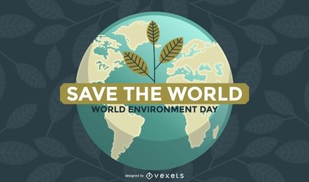 Save the Earth background
