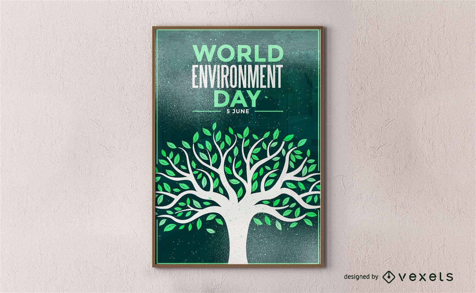 Cartel del día mundial del medio ambiente